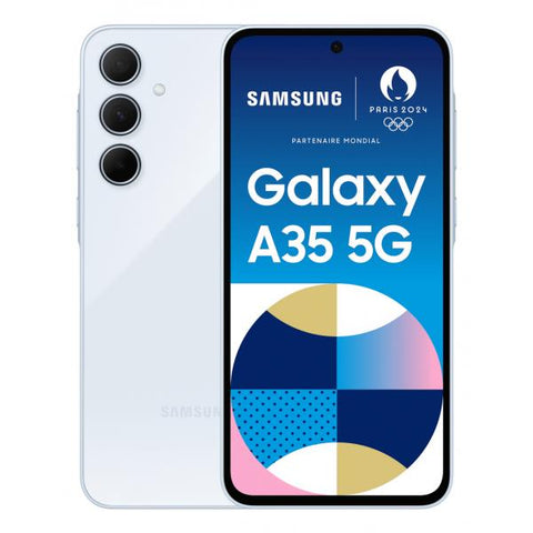 Samsung Galaxy A35 5G 16,8 cm [6.6] Doppia SIM Android 14 USB tipo-C 8 GB 256 GB 5000 mAh Blu (A35 5G ICEBLUE 8GB_256GB)