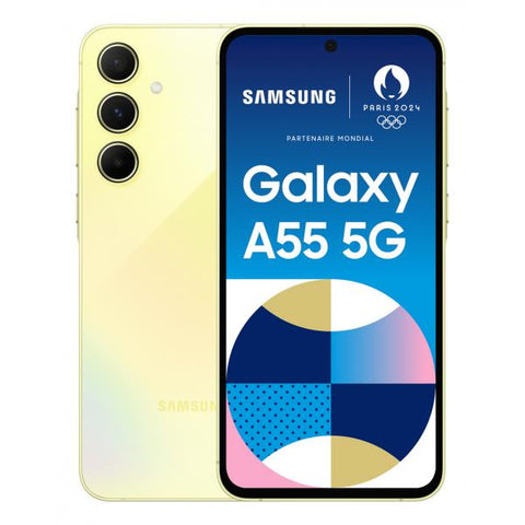 Samsung Galaxy A55 5G 16,8 cm (6.6") Dual SIM ibrida Android 14 USB tipo-C 8 GB 128 GB 5000 mAh Giallo