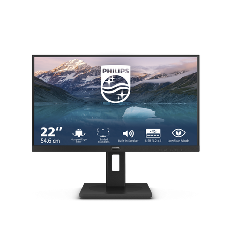 Philips 222S9JML/00 Monitor PC 54,6 cm [21.5] 1920 x 1080 Pixel Full HD LCD Nero (Philips S-line 222S9JML - Monitor a LED - 22 [21.5 visualizzabile] - 1920 x 1080 Full HD [1080p] @ 75 Hz - VA - 250 c