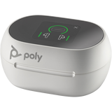 Auriculares POLY Voyager Free 60/60+ con certificación Microsoft Teams, color blanco (2 unidades)