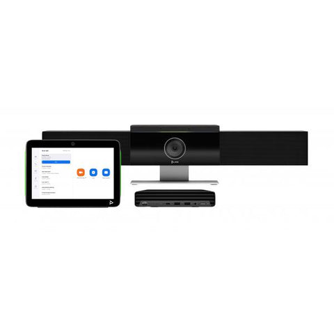 POLY Studio Medium Room Bundle for Zoom Rooms: Studio USB Video Bar and HP PC w/TC10 (ABB)