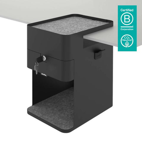 Dataflex Bento 500 organizzatore per cassetto di scrivania Acciaio Nero (Dataflex Bento desktop locker - black [None warranty])
