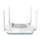 D-LINK EAGLE PRO AI R32 ROUTER WI-FI 6 AX3200 DUAL BAND 2.4/5GHz 4 PORTE GIGABIT WPA3 MU-MIMO BIANCO