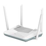 D-LINK EAGLE PRO AI R32 ROUTER WI-FI 6 AX3200 DUAL BAND 2.4/5GHz 4 PORTE GIGABIT WPA3 MU-MIMO BIANCO