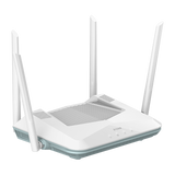 D-LINK EAGLE PRO AI R32 ROUTER WI-FI 6 AX3200 DUAL BAND 2.4/5GHz 4 PORTE GIGABIT WPA3 MU-MIMO BIANCO