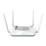 D-LINK EAGLE PRO AI R32 ROUTER WI-FI 6 AX3200 DUAL BAND 2.4/5GHz 4 PORTE GIGABIT WPA3 MU-MIMO BIANCO