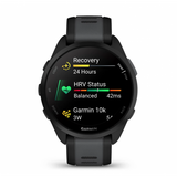 Garmin Forerunner 165 3,05 cm (1.2") AMOLED Digitale 390 x 390 Pixel Touch screen Nero GPS (satellitare)