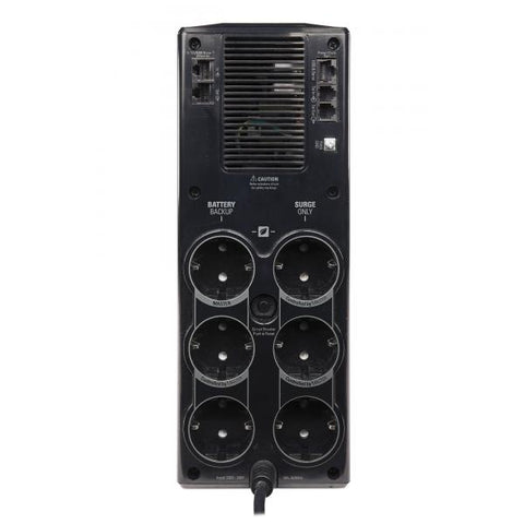 APC BACK-UPS PRO 1200 UPS 1.200VA 720W USCITA AC TYPE F CAVO 1.83M CARICA 8H NERO GARANZIA ITALIA (BR1200G-GR)