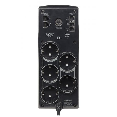 APC BR900G-GR GRUPPO DI CONTINUITA' UPS 540 W 900VA 5 CONNETTORI DI USCITA CEE 7/7