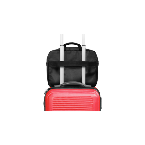 BORSA x NB ATLANTIS P004-KL12-A0-16 da 15,6" Cinghia a tracolla con poggia spalle, tasca porta oggetti e porta documenti, Nero