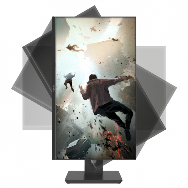 MONITOR ATLANTIS GAMING LED 27" WIDE A05-UX27IF-VHDM IPS 1920X1080 5MS 270CD/M 1.000:1 VESA MM PIVOT REG. H DP HDMI VGA BLACK
