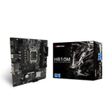 BIOSTAR H610MT-E LGA1700 (ALDER LAKE) 2DDR4 HDMI+DP PCIE - TYPE-C PORT (1 VIA INTERNAL HEADERS), M.2 MATX
