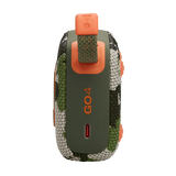 JBL GO 4 SPEAKER BLUETOOTH PORTATILE ALTOPARLANTE WIRELESS CON DESIGN COMPATTO WATERPROOF E RESISTENZA ALLA POLVERE IP67 FINO A 7 H DI AUTONOMIA USB COMPATIBILE CON APP JBL PORTABLE VERDE MIMETICO