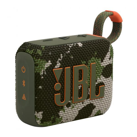 JBL GO 4 SPEAKER BLUETOOTH PORTATILE ALTOPARLANTE WIRELESS CON DESIGN COMPATTO WATERPROOF E RESISTENZA ALLA POLVERE IP67 FINO A 7 H DI AUTONOMIA USB COMPATIBILE CON APP JBL PORTABLE VERDE MIMETICO