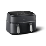 Philips 3000 series NA351/00 friggitrice Doppia 9 L Indipendente 2750 W Friggitrice ad aria calda Nero, Argento