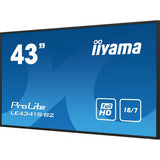 iiyama PROLITE LE4341S-B2 Pannello piatto per segnaletica digitale 108 cm (42.5") LCD 350 cd/m Full HD Nero 18/7