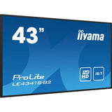 iiyama PROLITE LE4341S-B2 Pannello piatto per segnaletica digitale 108 cm (42.5") LCD 350 cd/m Full HD Nero 18/7
