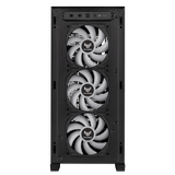 ASUS TUF GAMING GT302 TG ARGB BLACK CASE GAMING E-ATX MID TOWER PANNELLI LATERALI INTERCAMBIABILI MESH VETRO TEMPERATO 4 VENTOLE ARGB PREINSTALLATE DA 140 X 28mm NERO