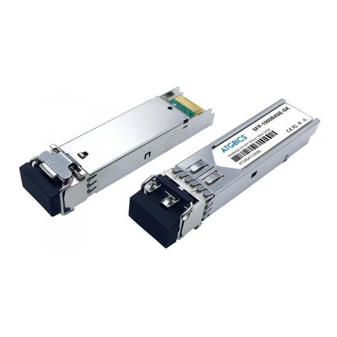 ATGBICS UF-MM-1G-20-C módulo del receptor de arroz de fibra óptica 1000 Mbit/s SFP 850 nm (Ubiquiti compatible Transceiver 20 x SFP 1000Base-SX [850nm, MMF, 550m, LC, DOM]) 