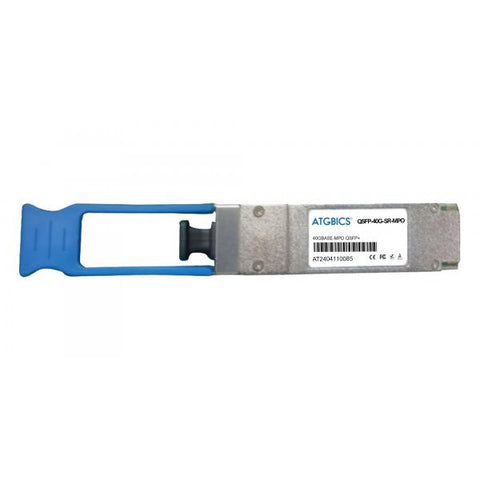 ATGBICS E40G-QSFP-LR4-INT-C módulo de receptor de arroz de fibra óptica 40000 Mbit/s QSFP+ 1310 nm (Ruckus Brocade compatible Transceiver QSFP+ 40GBase-LR4 [1310nm, SMF, 10km, LC, DOM]) 