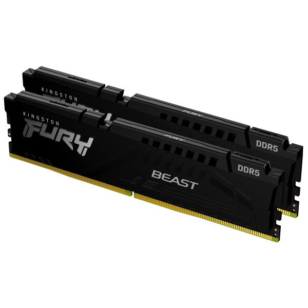 KINGSTON FURY BEAST BLACK EXPO 32GB 2 x 16 GB DDR5 6400MHz CL32 DIMM NERO
