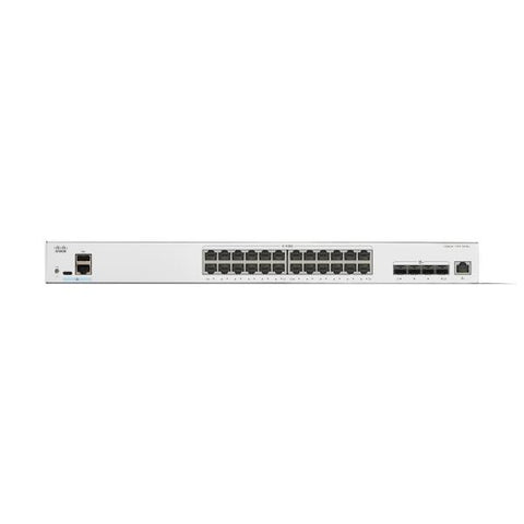 CISCO CATALYST C1300-24XT SWITCH GESTITO L3 24 x 10 Gigabit Ethernet + 4 x combo 10 Gigabit SFP+/RJ-45 BIANCO MONTABILE SU RACK