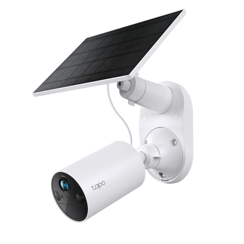 Telecamera Smart Wire-Free Indoor/Outdoor con pannello solare, 2K 3MP, 1/2.8 CMOS, Wi-Fi, IP65