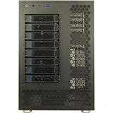 Inter-Tech NAS-8 Custodia per Disco Rigido (HDD) Nero 2.5/3.5"