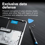 SSD CRUCIAL 4TB BX500 2.5" SATA3 READ:540MB/S-WRITE:500MB/S CT4000BX500SSD1