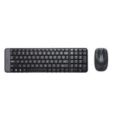 TASTIERA LOGITECH MK220 LOG CORDLESS+MOUSE NERA USB RETAIL 920-003721