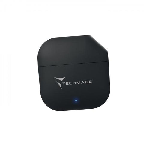 AURICOLARI BT TECHMADE CON BOX DI R ICARICA NERO