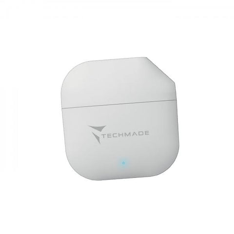 TECHMADE AURICOLARI BLUETHOOT CUSTODIA POWER BANK BIANCO