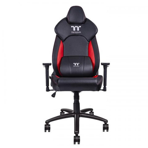 Thermaltake GGC-VCO-BRLWDS-01 sedia per videogioco Poltrona per gaming Seduta imbottita Nero, Rosso