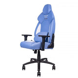 Thermaltake GGC-VCO-LWLWDS-01 sedia per videogioco Poltrona per gaming Seduta imbottita Blu, Bianco