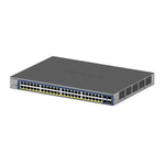 NETGEAR GS752TXP Gestito L2/L3/L4 10G Ethernet [100/1000/10000] Supporto Power over Ethernet [PoE] Nero (48P GE POE+ SMART SWTH W/10G SFP+)