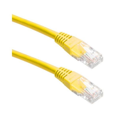 MEDIACOM CAVO DI RETE UTP CAT 5e NON SCHERMATO 1 MT GIALLO