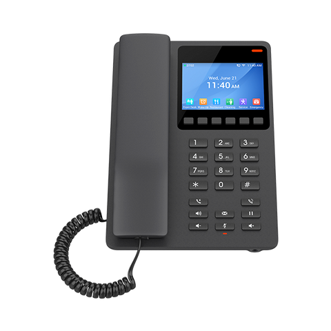 Grandstream Networks GHP631W telefono IP Nero 2 linee LCD Wi-Fi