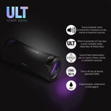 Sony ULT FIELD 7 - Speaker portatile wireless Bluetooth con ULT POWER SOUND, Ultimate Deep BASS, X Balanced Speaker, batteria da 30 ore, IP67, impermeabile, illuminazione a LED, microfono, ingresso p