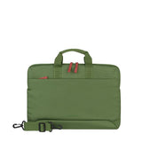 TUCANO SMILZA BORSA SUPERSLIM PER NOTEBOOK DA 15.6" E MACBOOK PRO 16" IN PLASTICA RICICLATA TASCA ESTERNA CON TRACOLLA VERDE
