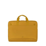 TUCANO SMILZA BORSA SUPERSLIM PER NOTEBOOK DA 15.6" E MACBOOK PRO 16" IN PLASTICA RICICLATA TASCA ESTERNA CON TRACOLLA GIALLO