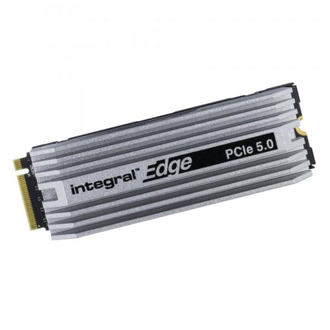 Integral INSSD1TM2280G5EDGEHSX drives allo stato solido 1 TB M.2 PCI Express 5.0 NVMe TLC (1TB - 1000GB SSD M.2 2280 NVME 2.0 PCIe Gen5 x4 R-11000MBs W-8500MBs IOPS R-1300K W-1400K TLC TBW 700 WITH H