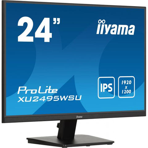 iiyama ProLite XU2495WSU-B7 Monitor PC 61 cm [24] 1920 x 1200 Pixel Full HD LED Nero (iiyama ProLite XU2495WSU-B7 computer monitor 61 cm [24'] 1920 x 1200 pixels 4K Ultra HD LED Black)