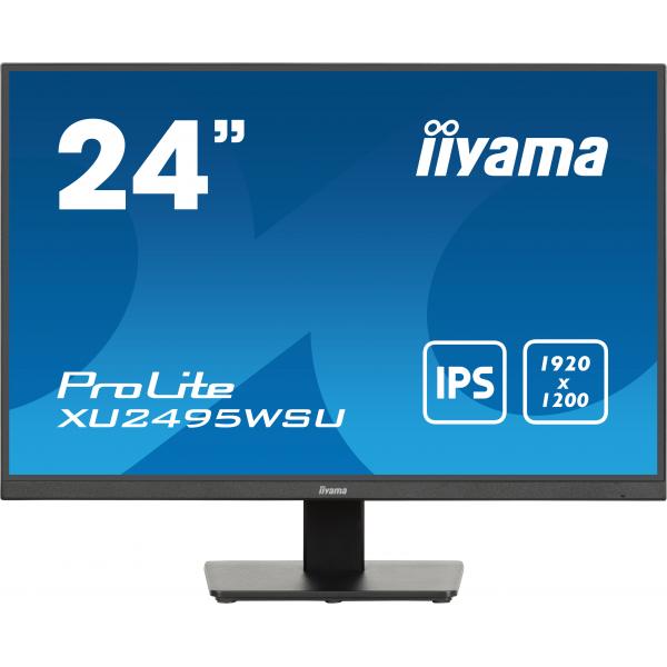 iiyama ProLite XU2495WSU-B7 Monitor PC 61 cm [24] 1920 x 1200 Pixel 4K Ultra HD LED Nero (iiyama ProLite XU2495WSU-B7 computer monitor 61 cm [24'] 1920 x 1200 pixels 4K Ultra HD LED Black)