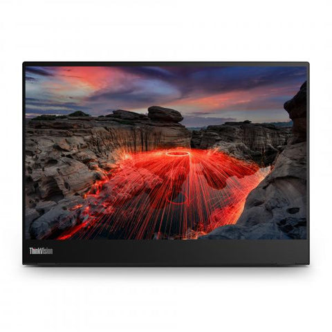 Lenovo ThinkVision M14t Monitor PC 35,6 cm (14") 2240 x 1400 Pixel LED Touch screen Nero