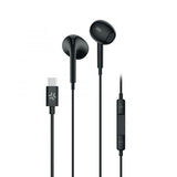 CELLY STEREO WIRED EARPHONES CUFFIE AURICOLARI USB-C CON MICROFONO A FILO CONTROLLO CHIAMATE E VOLUME/MUSICA NERO
