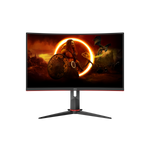 AOC G2 C27G2Z3/BK GAMING 27" LED FULL HD CURVO 16:9 300 CD/mq CONTRASTO 4000:1 0.5ms 280Hz HDR 2 x HDMI 1 x DISPLAYPORT REGOLABILE IN ALTEZZA NERO ROSSO