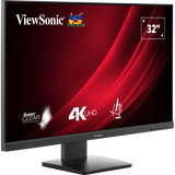 Viewsonic VG3208-4K Monitor PC 81,3 cm [32] 3840 x 2160 Pixel 4K Ultra HD LED Nero (LED VG3208-4K 32IN 3840X2160 - 16:9 5MS 1000:1 HDMI 5YR WARR)