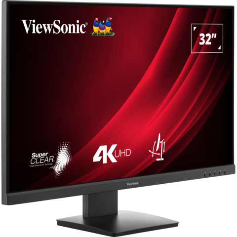 Viewsonic VG3208-4K Monitor PC 81,3 cm [32] 3840 x 2160 Pixel 4K Ultra HD LED Nero (LED VG3208-4K 32IN 3840X2160 - 16:9 5MS 1000:1 HDMI 5YR WARR)