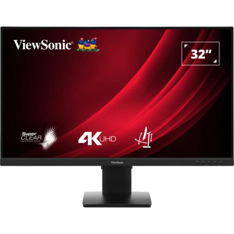 Viewsonic VG3208-4K Monitor PC 81,3 cm [32] 3840 x 2160 Pixel 4K Ultra HD LED Nero (LED VG3208-4K 32IN 3840X2160 - 16:9 5MS 1000:1 HDMI 5YR WARR)