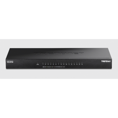Trendnet TEG-S3160 switch di rete Non gestito 2.5G Ethernet (100/1000/2500) Desktop Nero